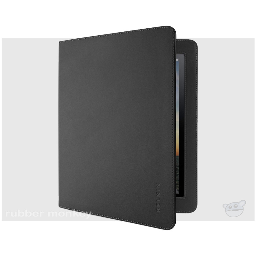 Belkin Verve Leather Folio Stand for Pad2 - Black
