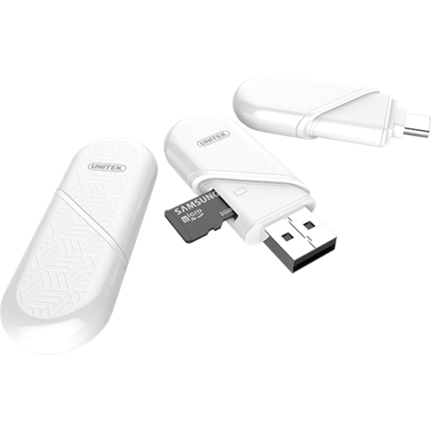 UNITEK USB3.1 Type-C/A Micro SD Card Reader