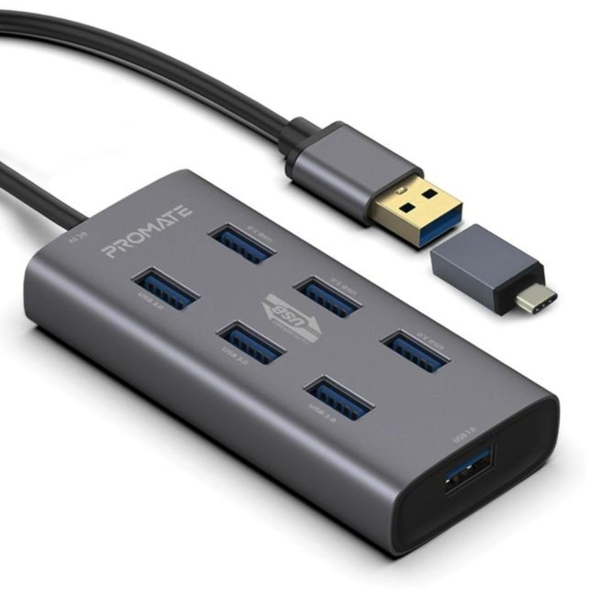 PROMATE EzHub-7 Powered USB Hub