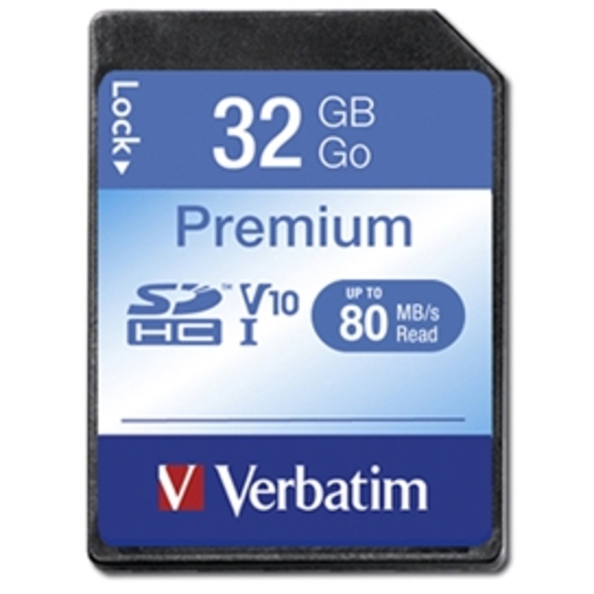 Verbatim Premium SDHC Class 10 Card 32GB