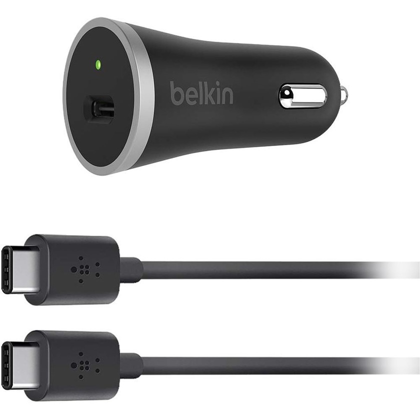Belkin USB Type-C Car Charger with USB Type-C Cable