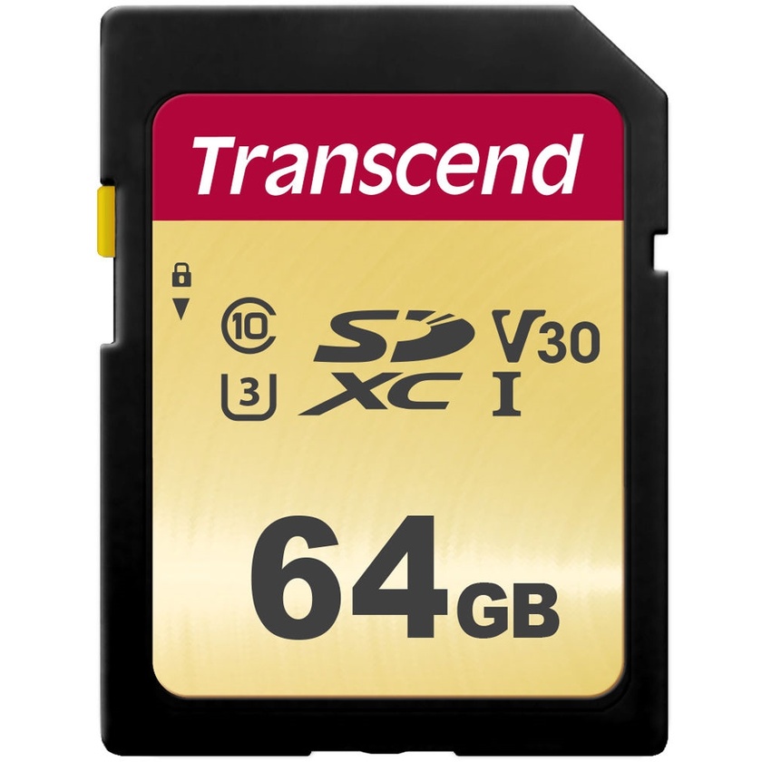 Transcend 64GB 500S UHS-I SDXC Memory Card