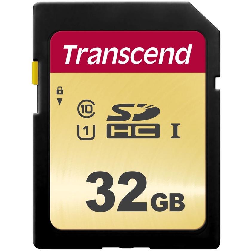 Transcend 32GB 500S UHS-I SDHC Memory Card