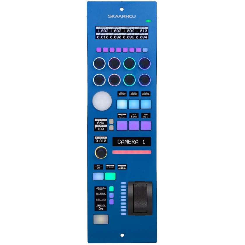 SKAARHOJ RCPv2 Remote Control Panel with Roller Wheel and SDI I/O
