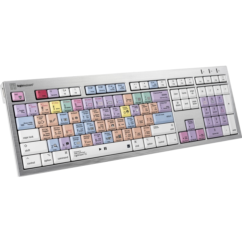 LogicKeyboard Mac ALBA Keyboard for Adobe Lightroom CC (US English)