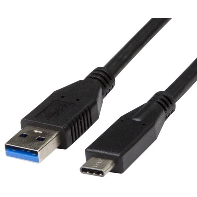 DYNAMIX 2M USB3.1 Type-C Male to Type-A Male Cable Black Colour