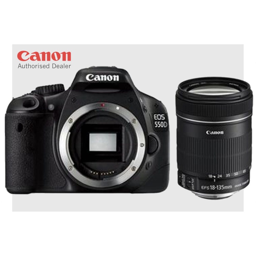 Canon EOS 550D Digital SLR and 18-135mm IS Lens Kit