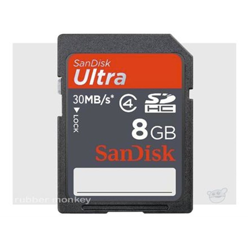 Sandisk 8GB Ultra SDHC - Class 4