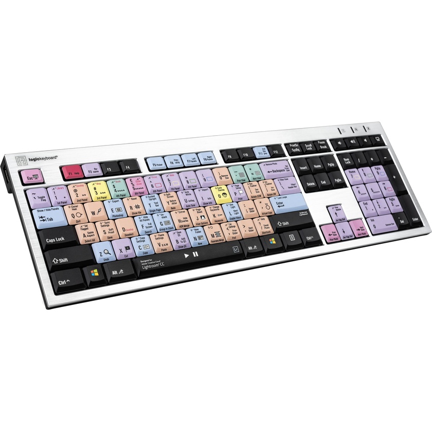 LogicKeyboard Adobe Lightroom CC Slim Line Windows Keyboard