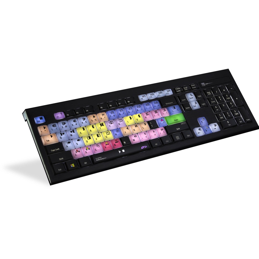 LogicKeyboard Avid Media Composer PC Backlit Astra American English Keyboard