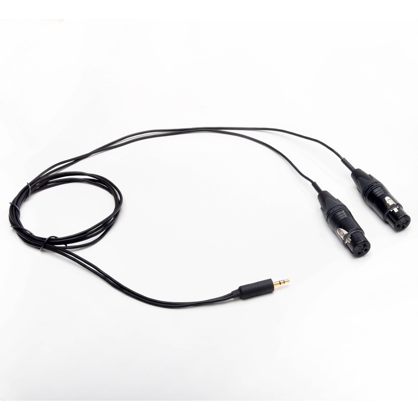 Microphone Madness Dual XLR Female to 3.5mm Stereo Mini Male Y-Cable (4.4')