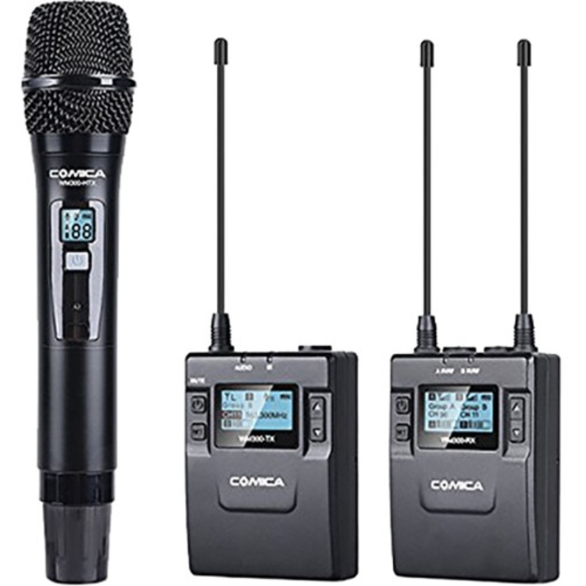Comica Audio CVM-WM300B Two-Person Wireless Microphone System