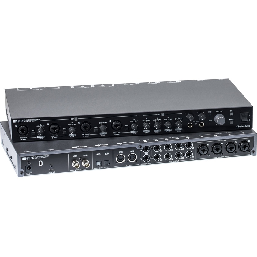 Steinberg UR816C 16x16 USB Type-C Gen 3.1 Audio Interface