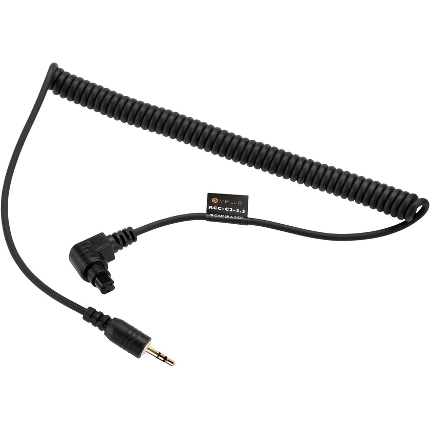 Vello 2.5mm Remote Shutter Release Cable for Canon 3-Pin Cameras