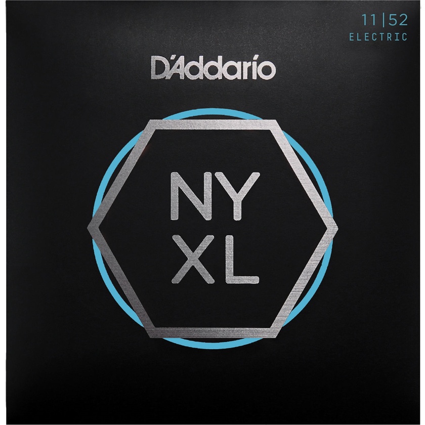 D'Addario NYXL1152 NYXL Nickel Wound Electric Guitar Strings (6-String Set, 11 - 52)