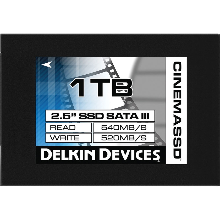 Delkin DDSSDCN-1TB 1TB Cinema SATA III 2.5" (6.35cm) Internal SSD
