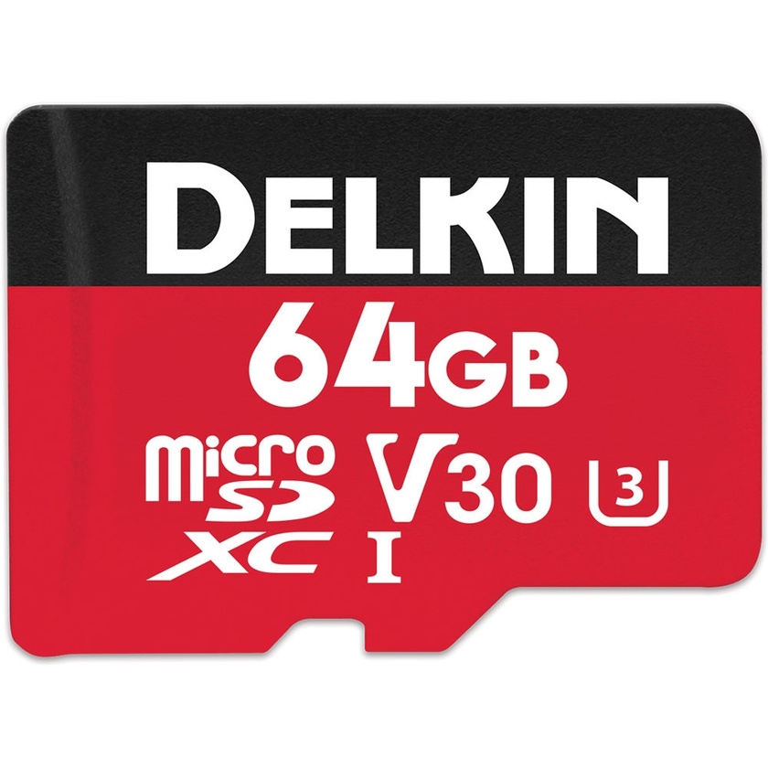 Delkin DDMSDR50064G 64GB SELECT UHS-I microSDXC Memory Card