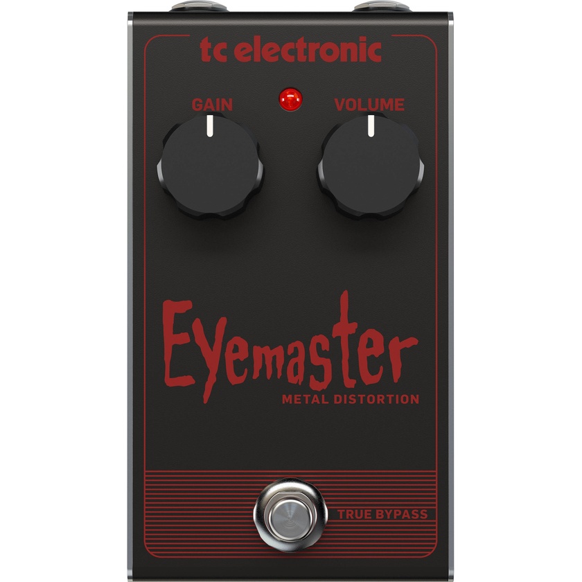 TC Electronic Eyemaster Metal Distortion Pedal for Electric Guitar