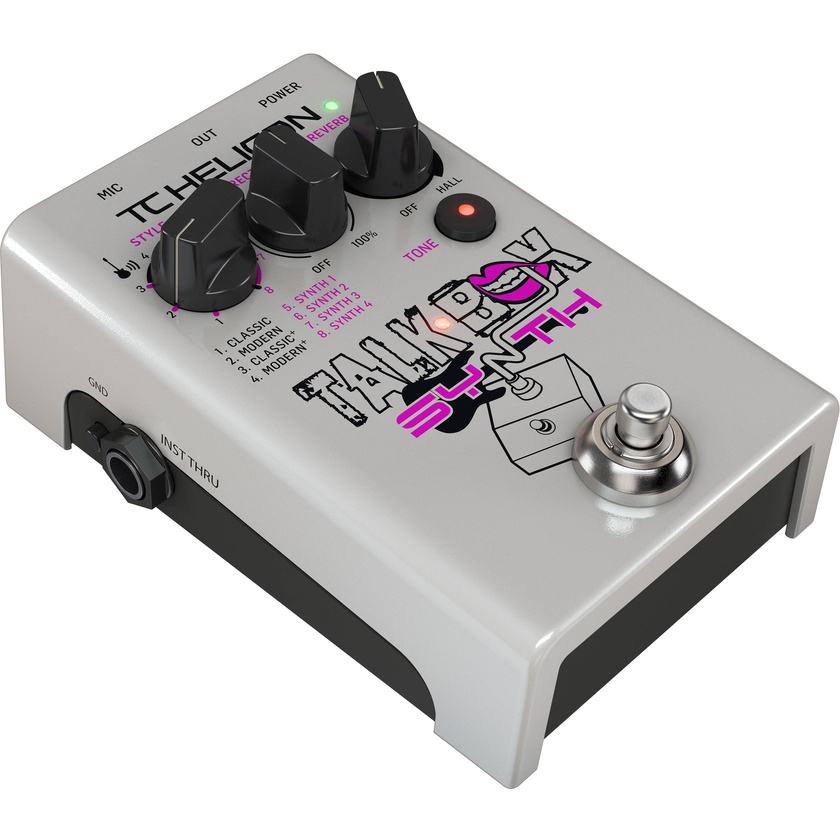 TC-Helicon Talkbox Synth Pedal for Singers and Electric Guitarists