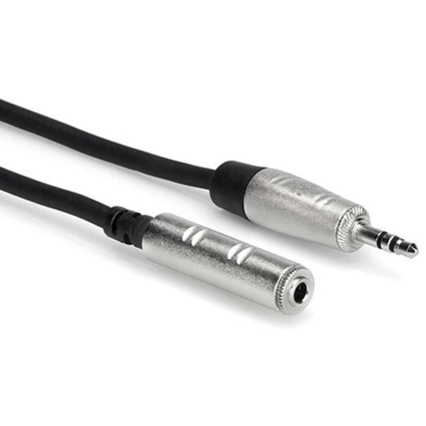Hosa 3.5mm TRS Male to 3.5mm TRS Female Pro Headphone Extension Cable (3m)