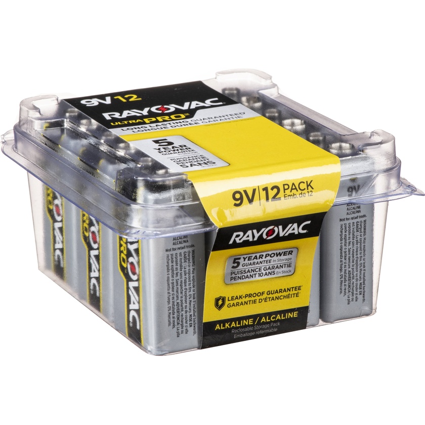 Rayovac Ultra Pro 9V Battery (12-Pack)