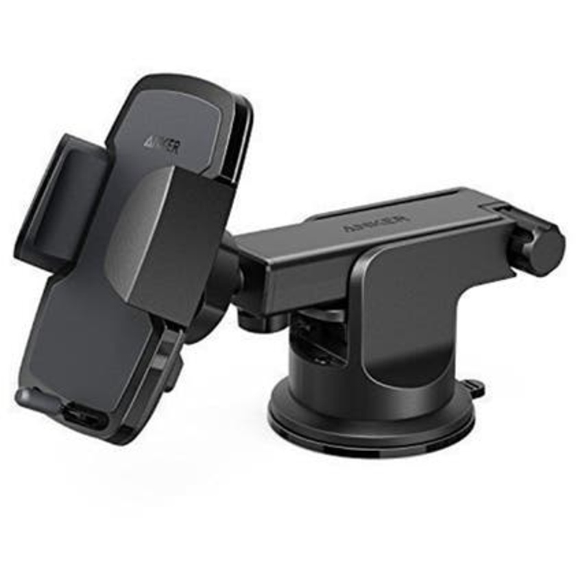 Anker Dashboard Car Mount with adjustable cradle and rotating head (Black)