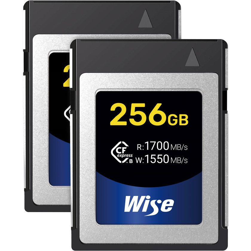 Wise Advanced 256GB CFX-B Series CFexpress Memory Card (2-Pack)