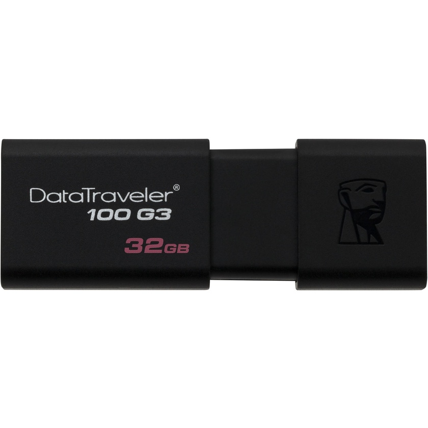 Kingston 32GB Data Traveler 100 G3 USB 3.0 Flash Drive (3-Pack)