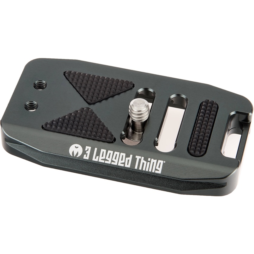3 Legged Thing BASE70 Arca-Swiss Compatible 70mm Wide Quick Release Plate (Metallic Grey)