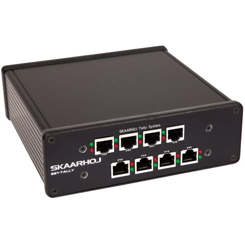 Skaarhoj 8-Channel Tally Box System V2 with 6x Tally Lights