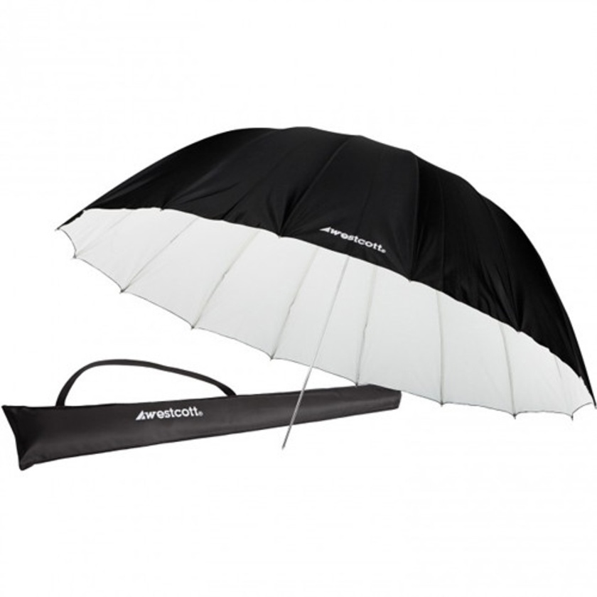 Westcott Parabolic Umbrella (White / Black, 2.2m)