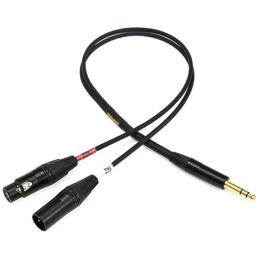 Mogami Insert Cable 1/4 TRS to Male and Female XLR (1.8m)