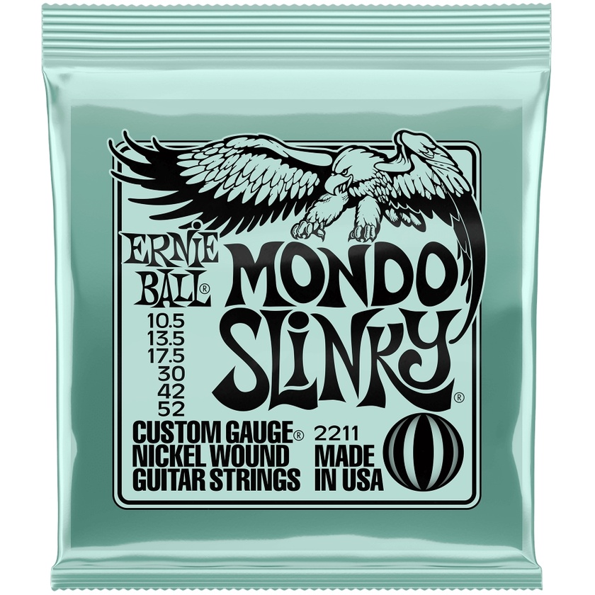 Ernie Ball Mondo Slinky Nickel Wound Electric Guitar Strings (10.5-52 Gauge)