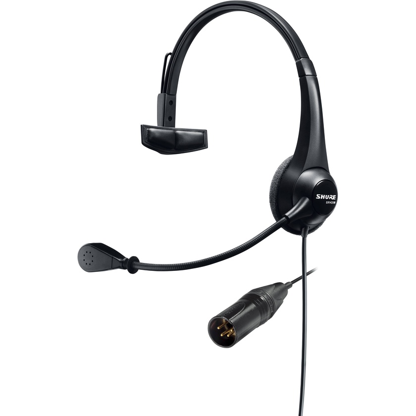 Shure BRH31M-NXLR4M Lightweight Single-Sided Broadcast Headset