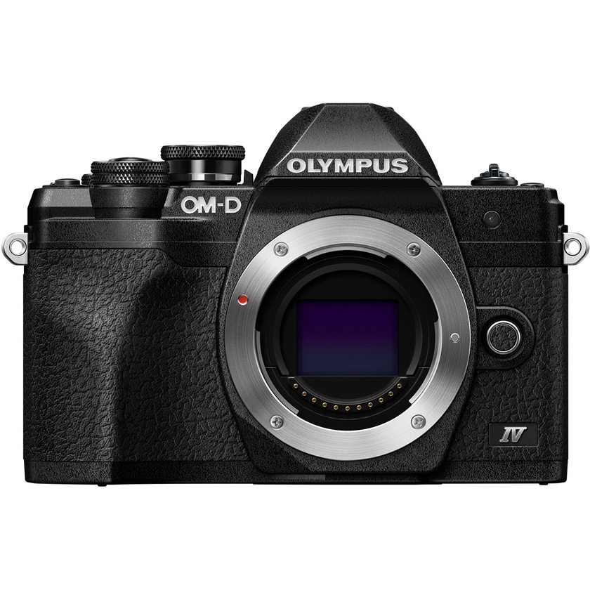 Olympus OM-D E-M10 Mark IV Mirrorless Digital Camera (Body Only, Black)