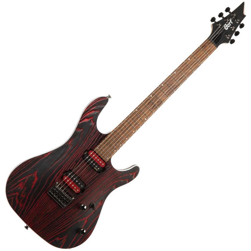 Cort KX300 Etched Electric Guitar (Etched Black Red)