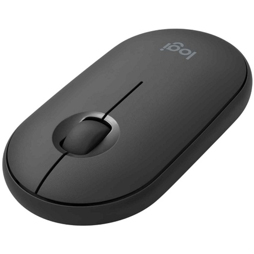 Logitech M350 Pebble USB Wireless/Bluetooth Mouse - Graphite