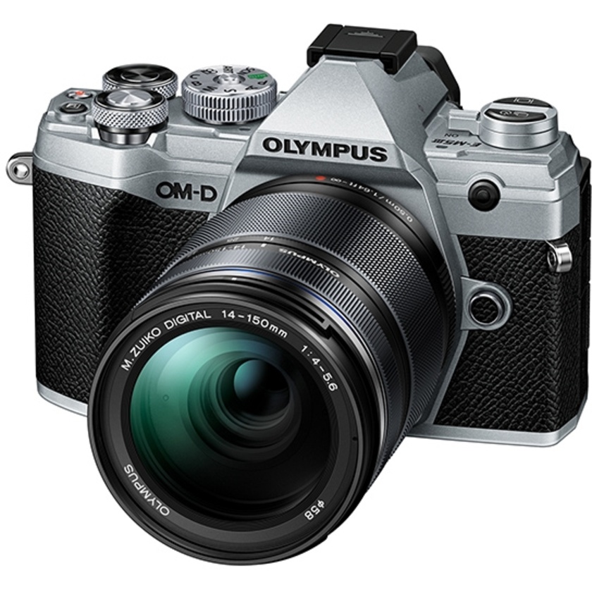 Olympus OM-D E-M10 Mark IV Mirrorless Digital Camera with 14-150mm Lens (Silver)
