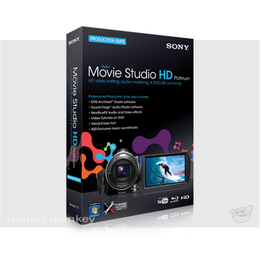 Sony Vegas Movie Studio HD Platinum 10 Production Suite