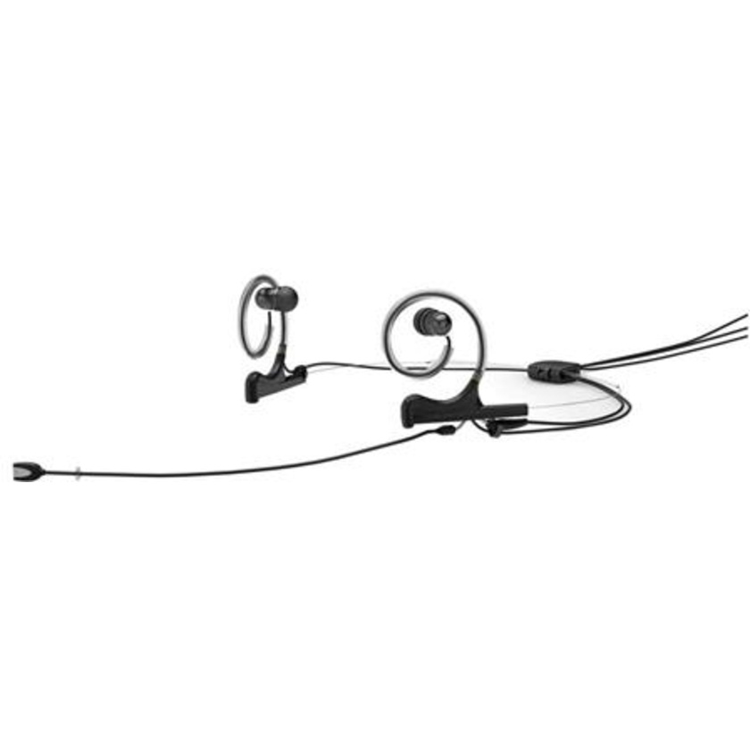 DPA Dual-Ear Directional Broadcast Headset Microphone (Black)