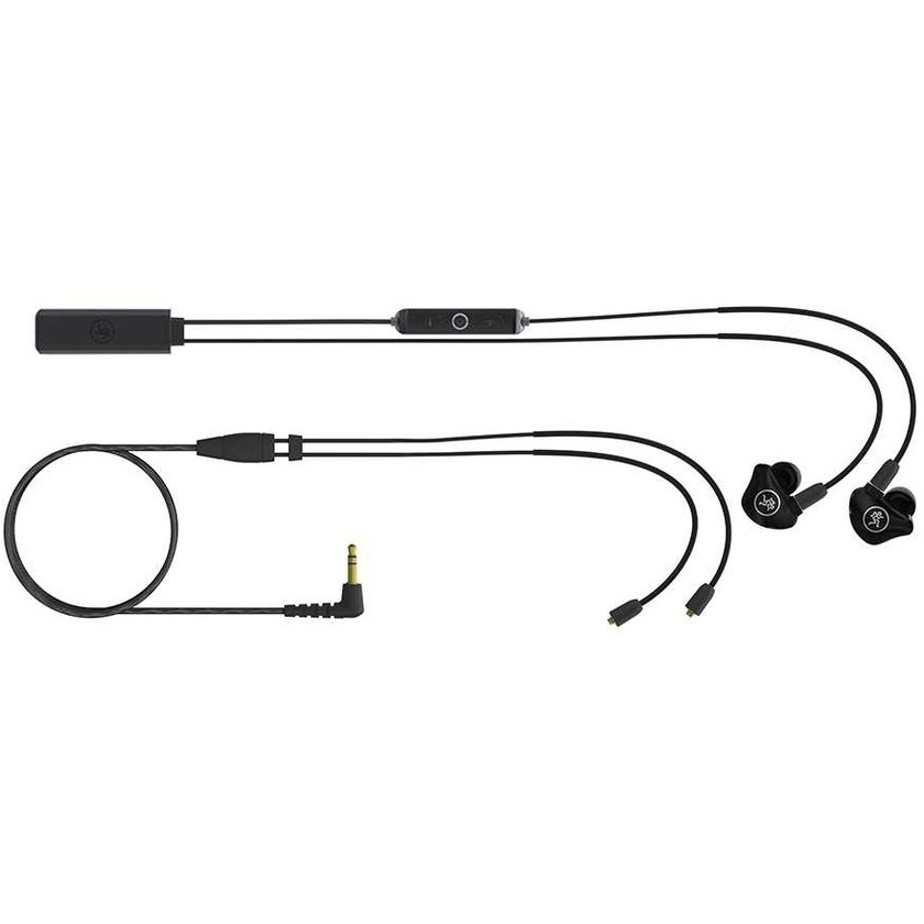 Mackie MP-220BTA Dual Dynamic Driver Professional In Ear Monitors With Bluetooth