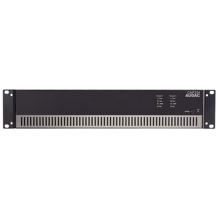 Audac CAP224 Dual-Channel Power Amplifier 2 X 240w 100v