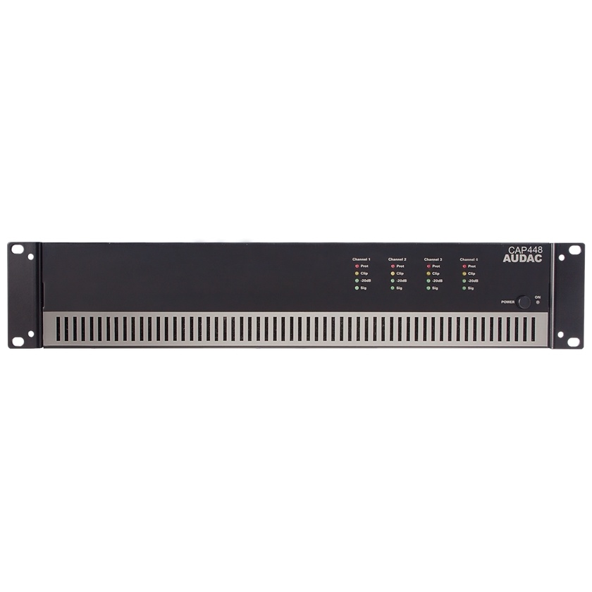 Audac CAP448 Quad-Channel Power Amplifier 4 X 480w 100v