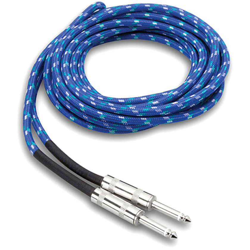 Hosa 3GT-18C2 Cloth Guitar Cable 18ft