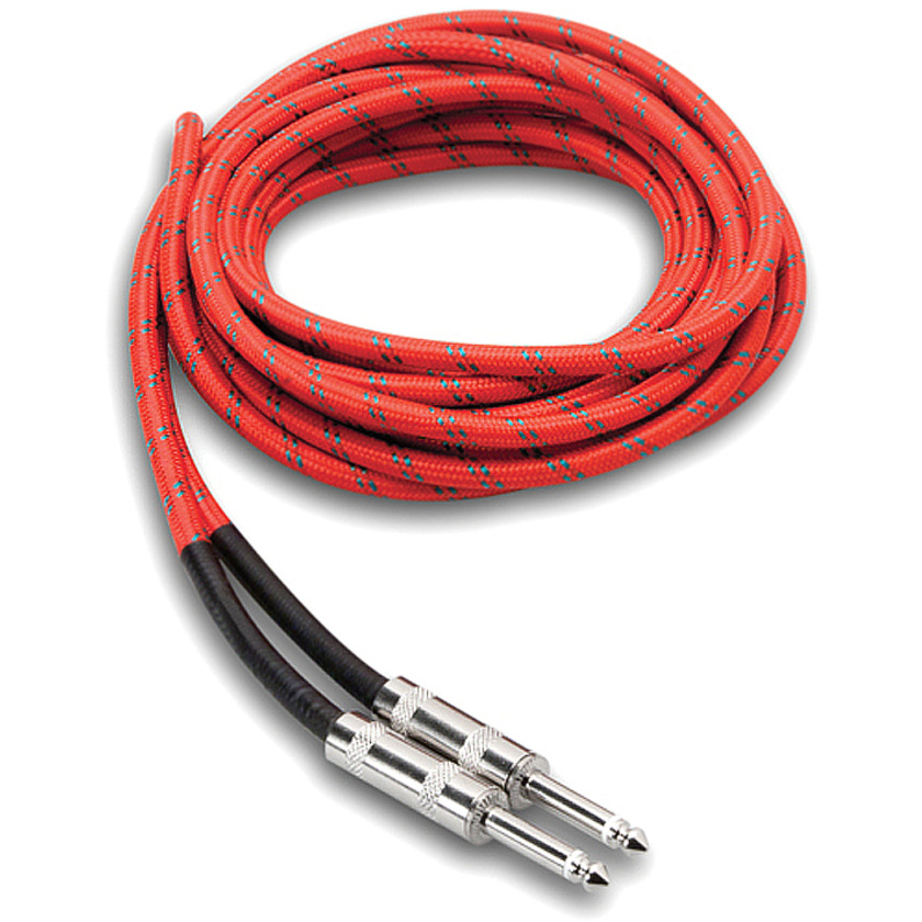 Hosa 3GT-18C3 Cloth Guitar Cable 18ft