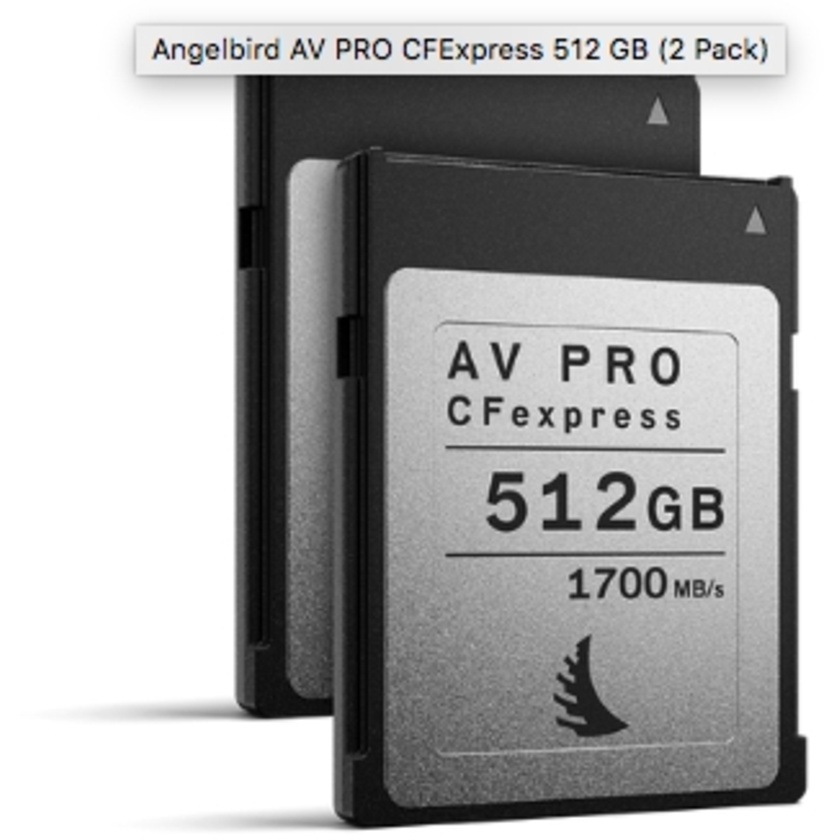 Angelbird AV PRO CFExpress 512 GB (2 Pack)