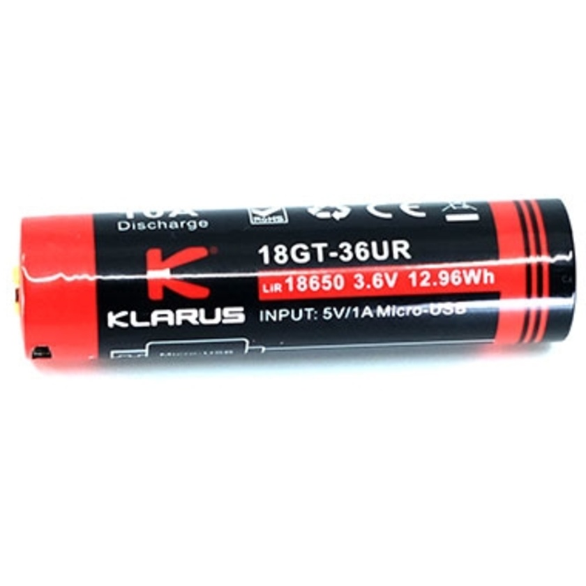 Klarus 18650 USB Battery 18GT-36UR