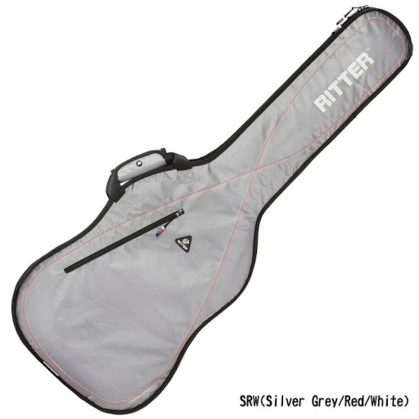 Ritter Performance RGP2 Bass Guitar Bag (Silver/Red/White)