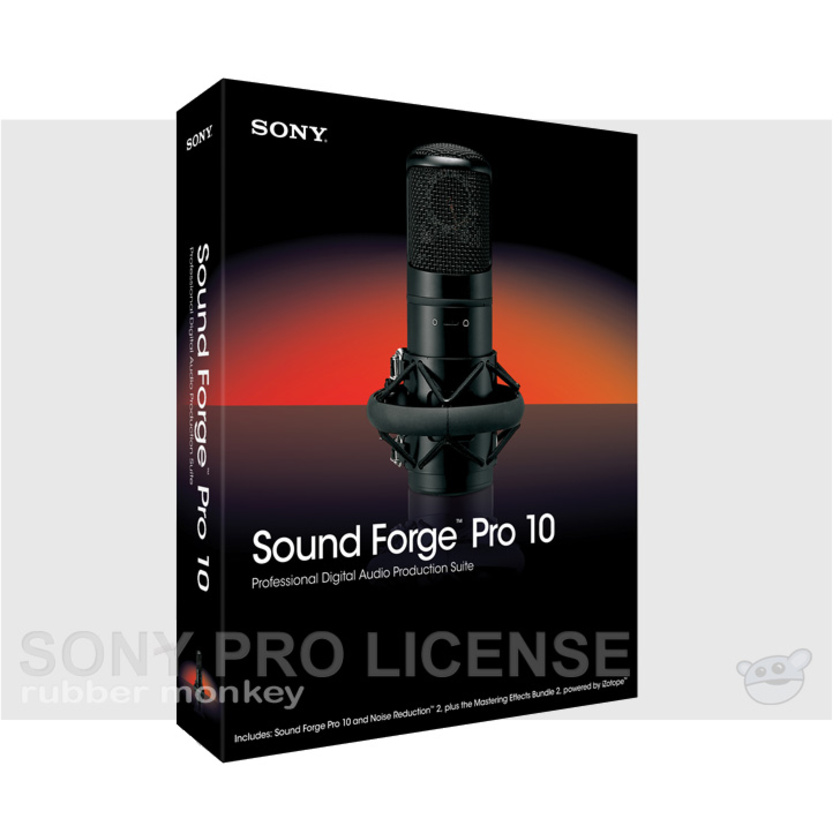 Sony Sound Forge Pro 10 Site 5 seats (per seat) with NR2.0 and CD Architect