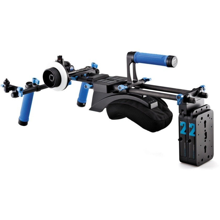 Redrock Micro Field Cinema Bundle with lowBase for Tall-Bodied Cameras - blue